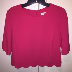 Maison Jules scallop-bottomed top